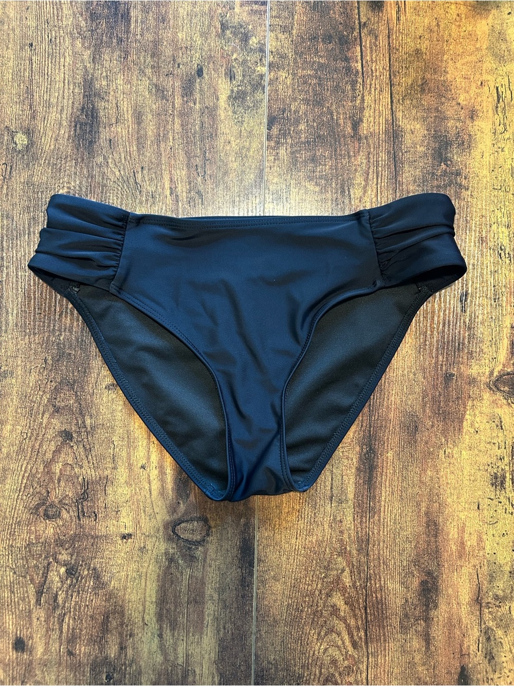 Black Bikini Bottoms with Smooth Finish
